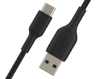 BELKIN Kabel Braided USB-C USB-A 3m czarny CAB002bt3MBK - 1324190 - zdjęcie 4